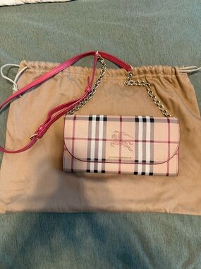 Burberry Haymarket wallet
